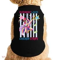 Everybody Loves Chicken Strips Doggie Tank thumb 0