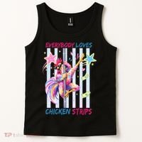 Everybody Loves Chicken Strips Tank Top thumb 2