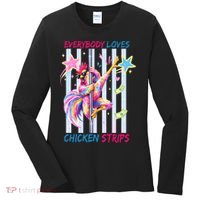 Everybody Loves Chicken Strips Women's Long Sleeve Shirt thumb 0