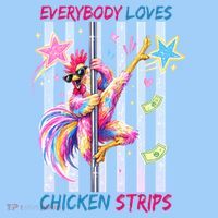 Everybody Loves Chicken Strips Long Sleeve Shirt thumb 2