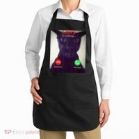 Evil Larry Cat Meme Cat Lover Cat Mom Cat Dad S Apron thumb 2