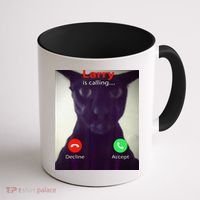 Evil Larry Cat Meme Cat Lover Cat Mom Cat Dad S Coffee Mug thumb 1