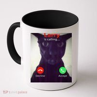 Evil Larry Cat Meme Cat Lover Cat Mom Cat Dad S Coffee Mug thumb 0