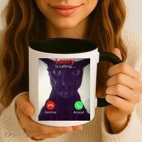 Evil Larry Cat Meme Cat Lover Cat Mom Cat Dad S Coffee Mug thumb 3
