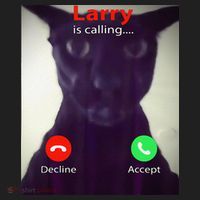Evil Larry Cat Meme Cat Lover Cat Mom Cat Dad S Beanie thumb 2