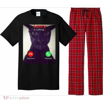 Evil Larry Cat Meme Cat Lover Cat Mom Cat Dad S Pajama Set