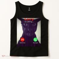 Evil Larry Cat Meme Cat Lover Cat Mom Cat Dad S Tank Top thumb 2