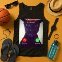 Evil Larry Cat Meme Cat Lover Cat Mom Cat Dad S Tank Top thumb 4