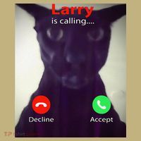 Evil Larry Cat Meme Cat Lover Cat Mom Cat Dad S Long Sleeve Shirt thumb 2