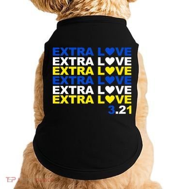 Extra Love Down Syndrome March Doggie Tank