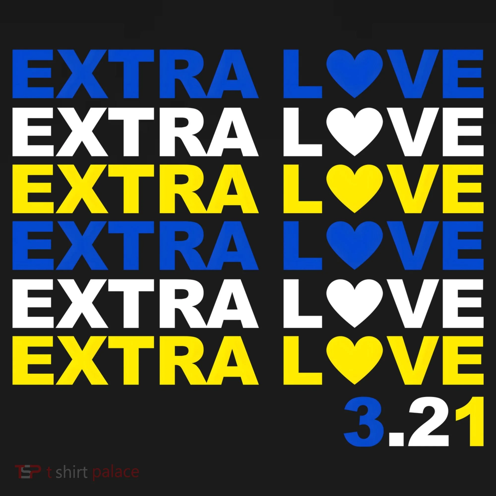 Extra Love Down Syndrome March Doggie Tank