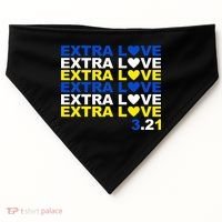 Extra Love Down Syndrome March USA-Made Doggie Bandana thumb 0