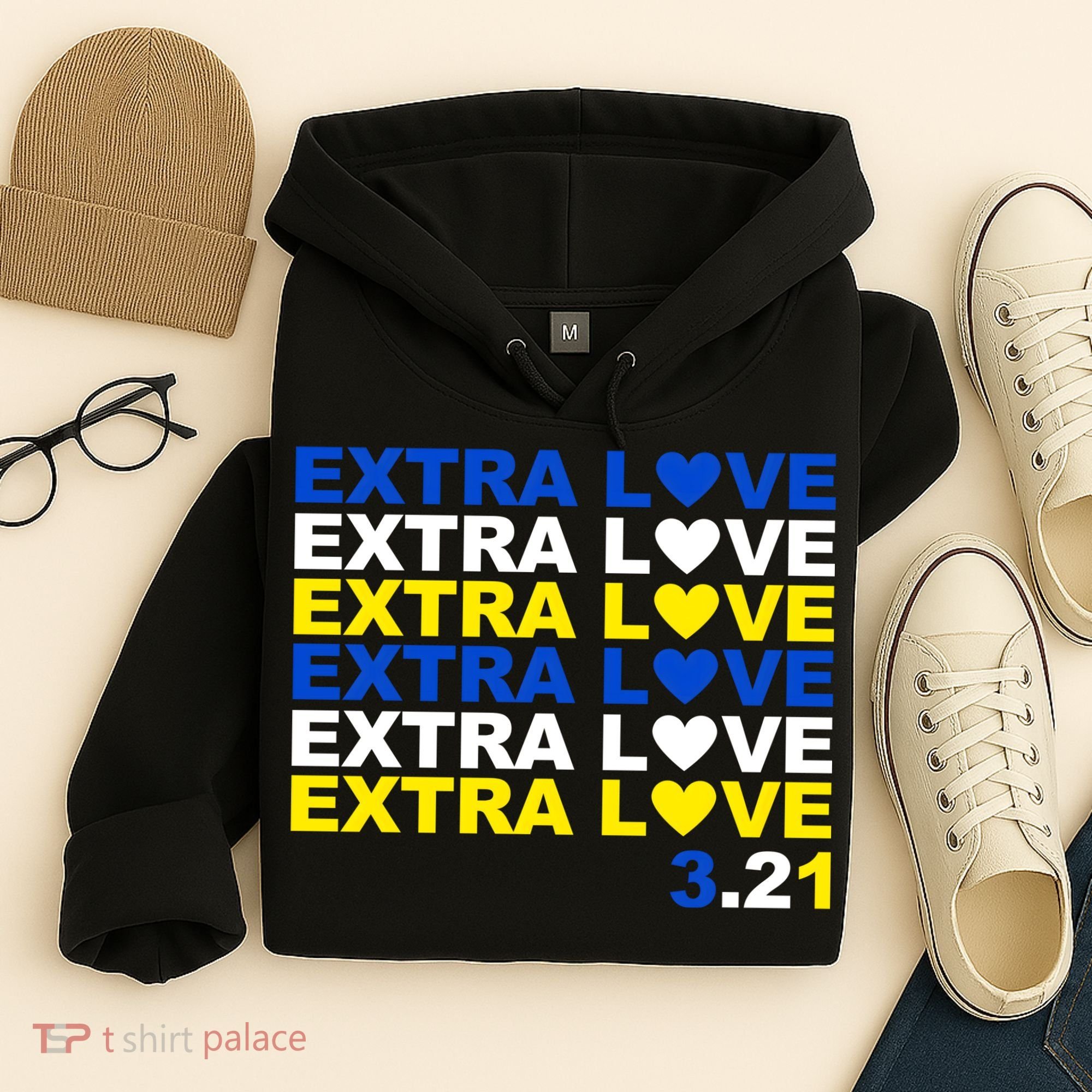 Extra Love Down Syndrome March Hoodie
