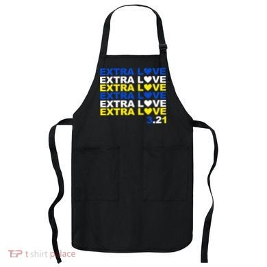 Extra Love Down Syndrome March Apron