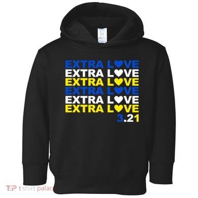 Extra Love Down Syndrome March Toddler Hoodie