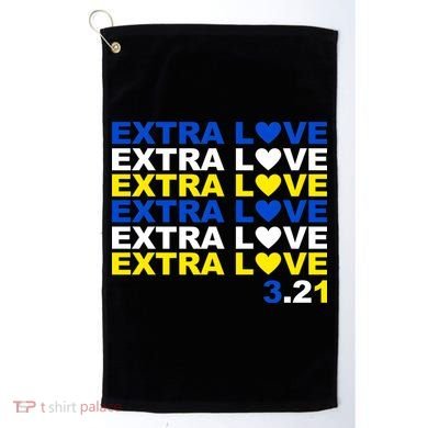 Extra Love Down Syndrome March Golf Towel