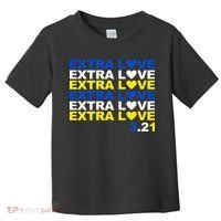 Extra Love Down Syndrome March Toddler T-Shirt thumb 0