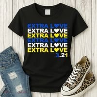 Extra Love Down Syndrome March Women's T-Shirt thumb 3