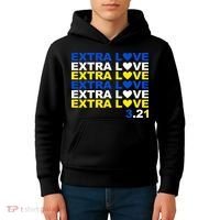 Extra Love Down Syndrome March Kids Hoodie thumb 4