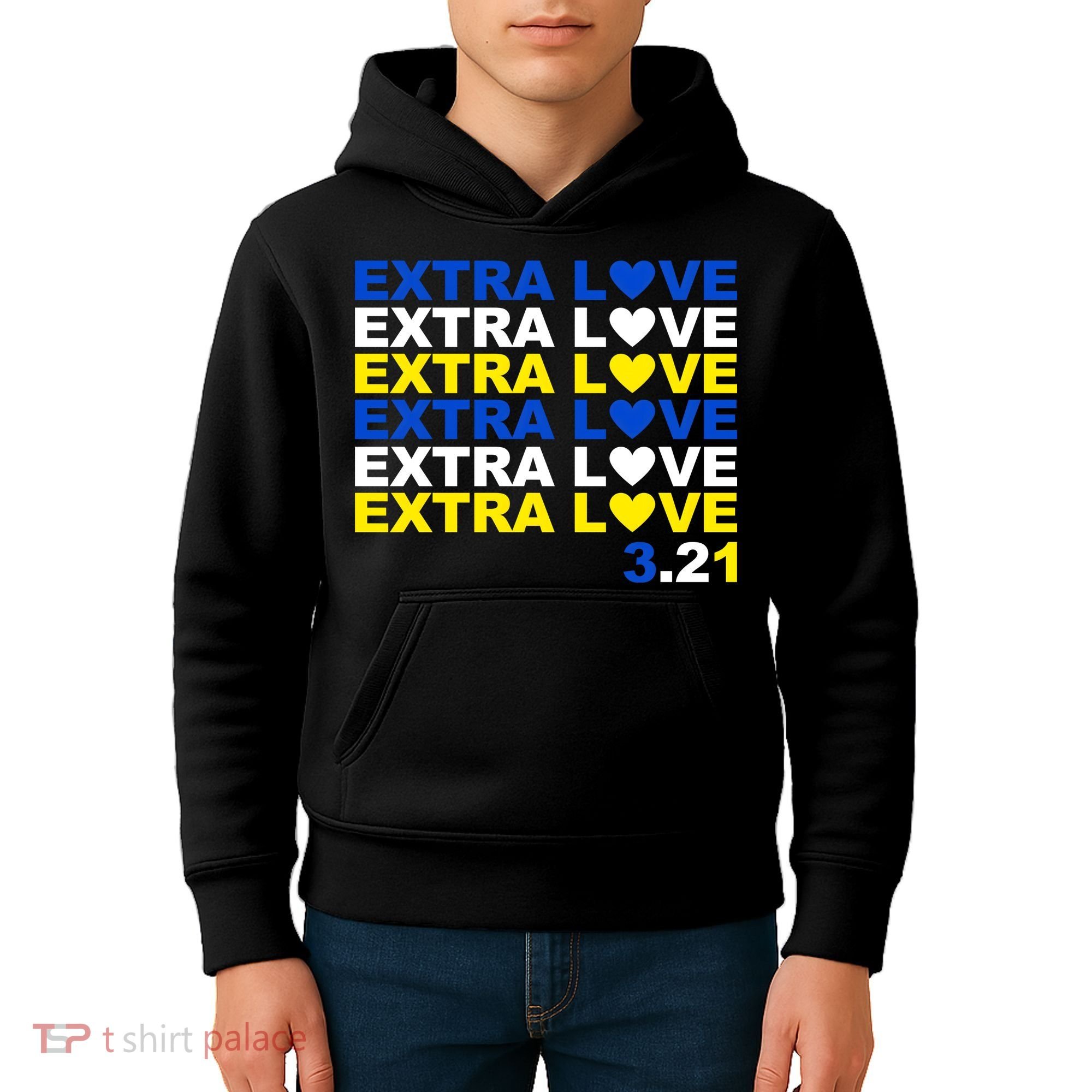 Extra Love Down Syndrome March Kids Hoodie