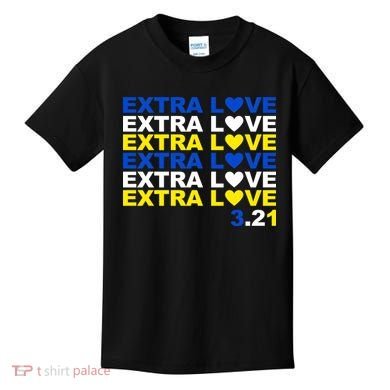 Extra Love Down Syndrome March Kids T-Shirt