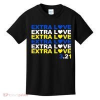 Extra Love Down Syndrome March Kids T-Shirt thumb 0