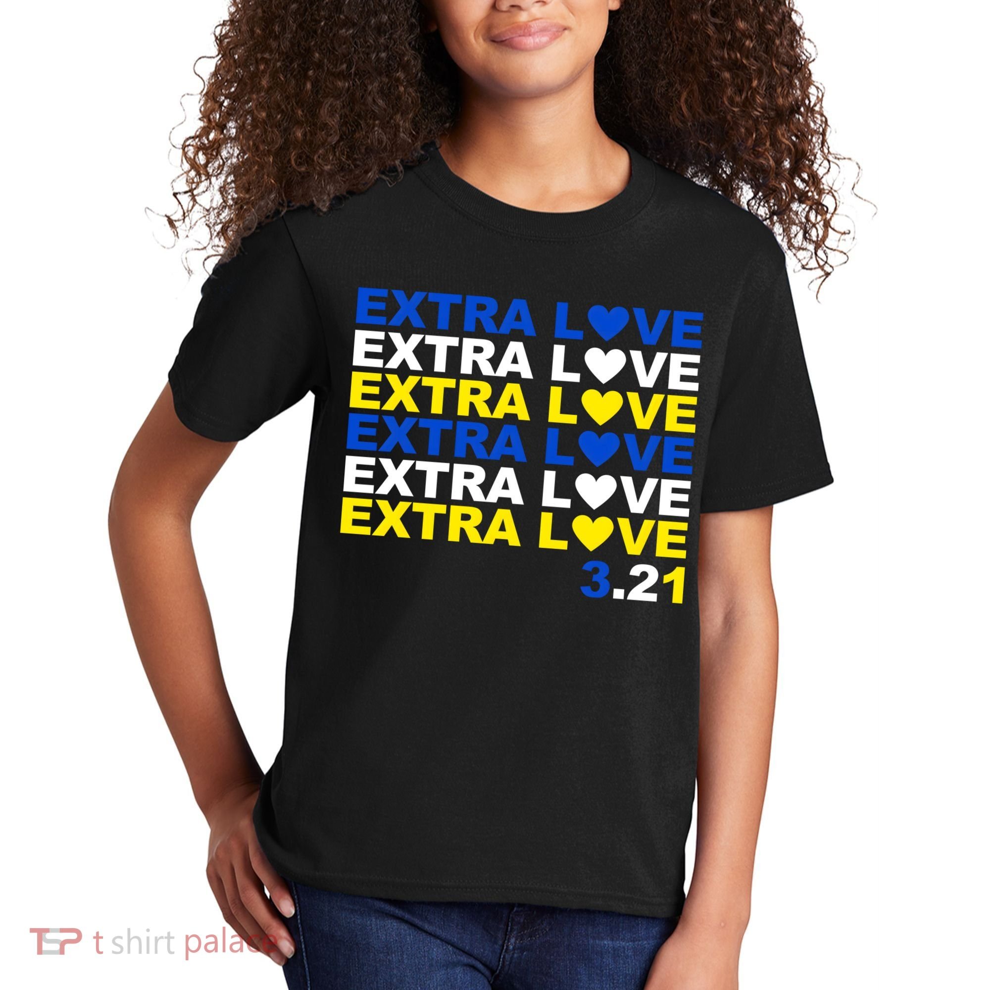 Extra Love Down Syndrome March Kids T-Shirt
