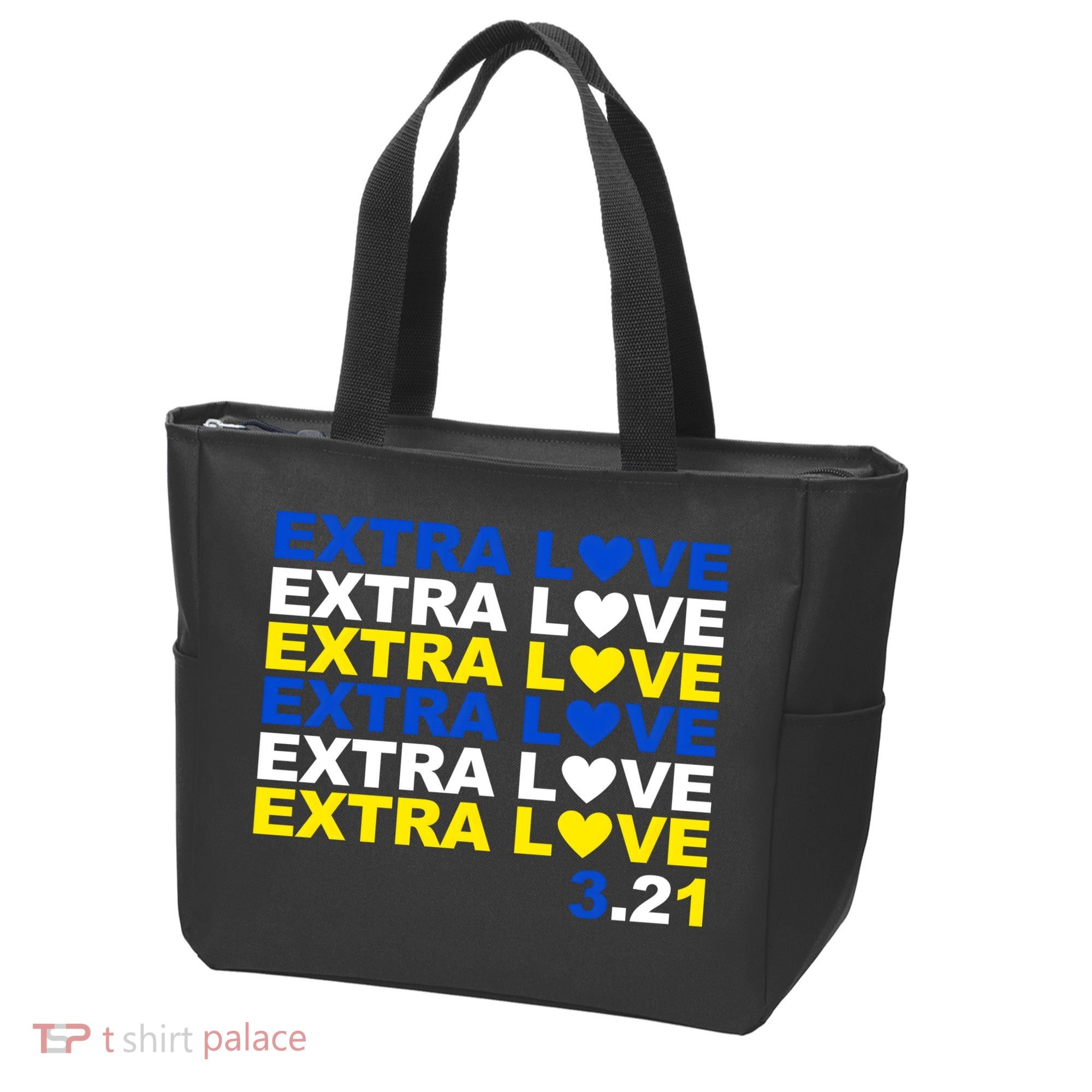 Extra Love Down Syndrome March Tote Bag
