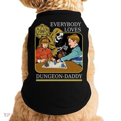 Everybody Loves Dungeon Daddy Vintage Game Lover Doggie Tank