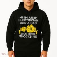 Electrician Lineman Dad Joke For Electrical Engineer Father Hoodie thumb 2