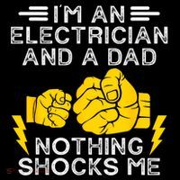 Electrician Lineman Dad Joke For Electrical Engineer Father Long Sleeve Shirt thumb 2