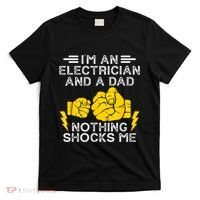 Electrician Lineman Dad Joke For Electrical Engineer Father T-Shirt thumb 0