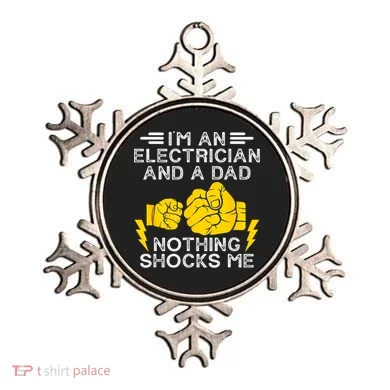 Electrician Lineman Dad Joke For Electrical Engineer Father Ornament