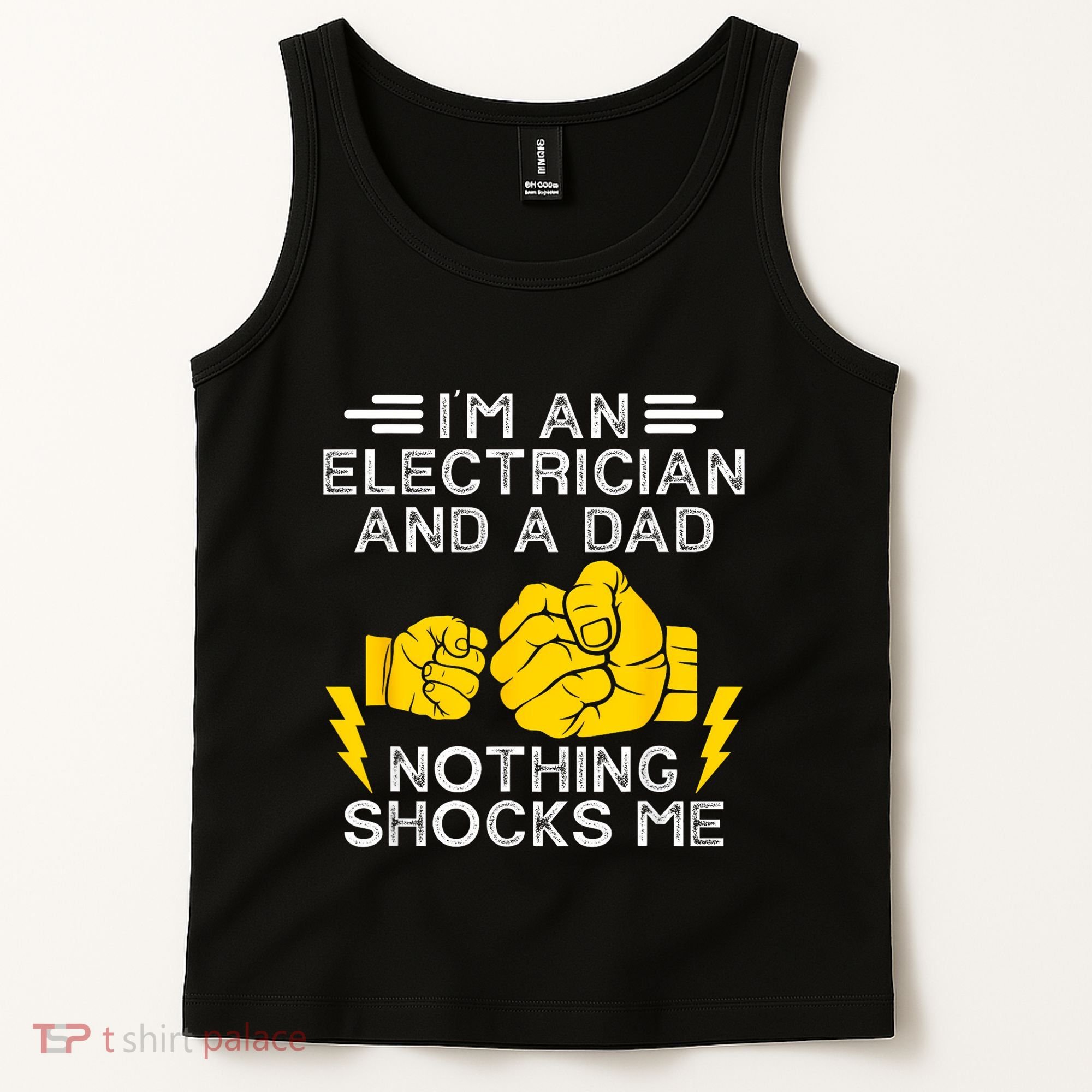 Electrician Lineman Dad Joke For Electrical Engineer Father Tank Top