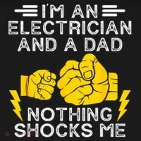 Electrician Lineman Dad Joke For Electrical Engineer Father Tank Top thumb 6