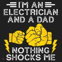 Electrician Lineman Dad Joke For Electrical Engineer Father Golf Towel thumb 3