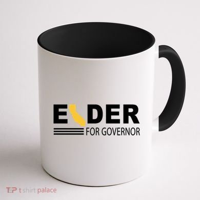 Elder For Governor California Coffee Mug back