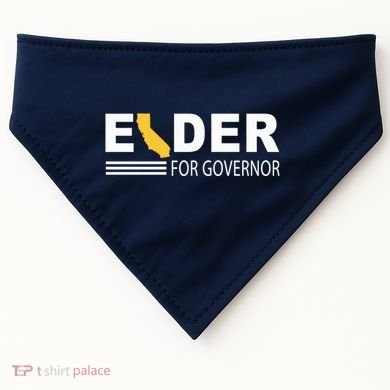 Elder For Governor California USA-Made Doggie Bandana