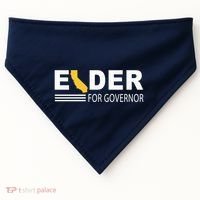 Elder For Governor California USA-Made Doggie Bandana thumb 0