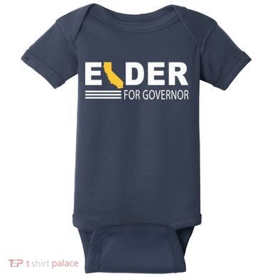 Elder For Governor California Baby Bodysuit