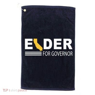 Elder For Governor California Golf Towel