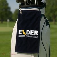 Elder For Governor California Golf Towel thumb 2