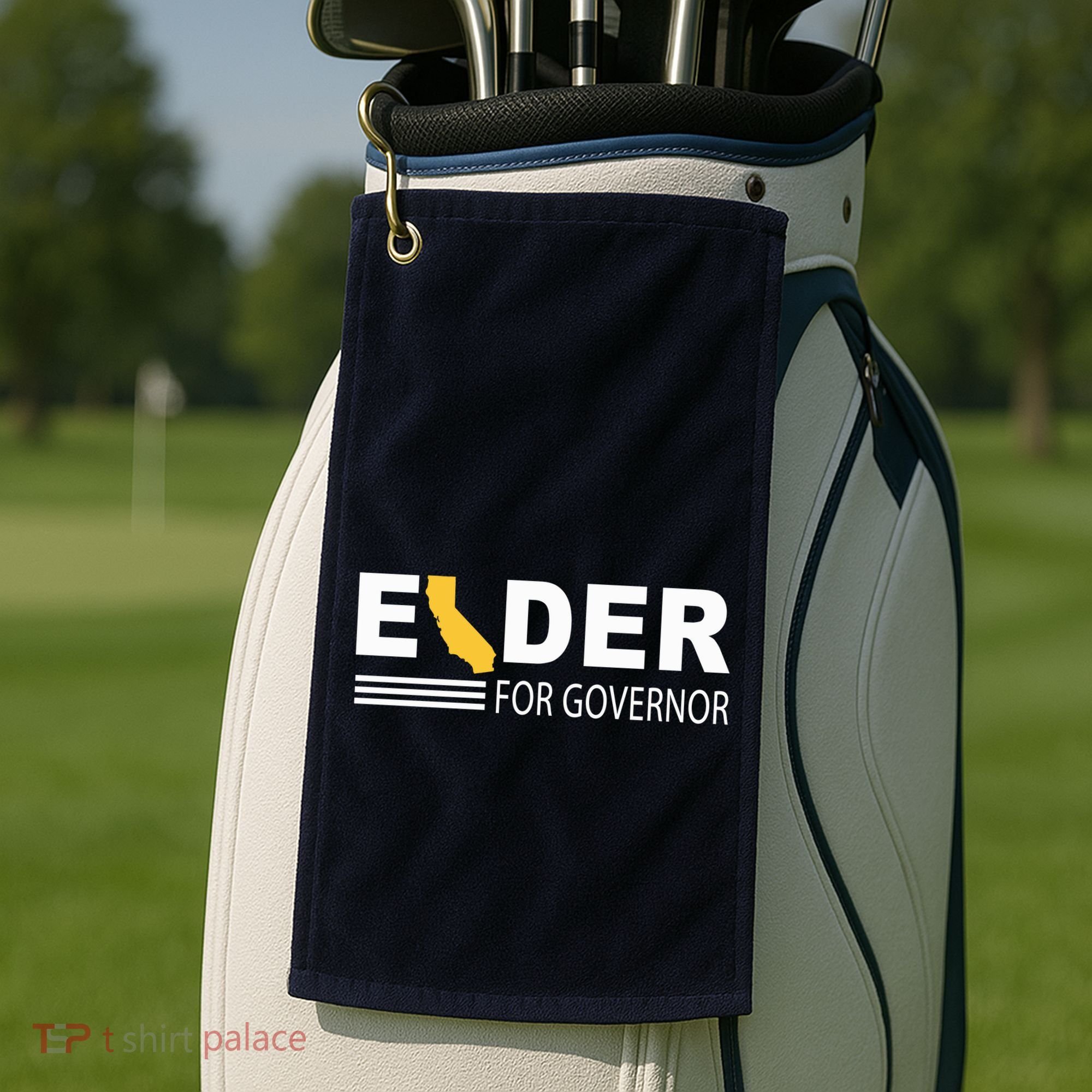 Elder For Governor California Golf Towel