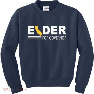 Elder For Governor California Kids Sweatshirt