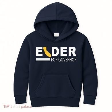 Elder For Governor California Kids Hoodie