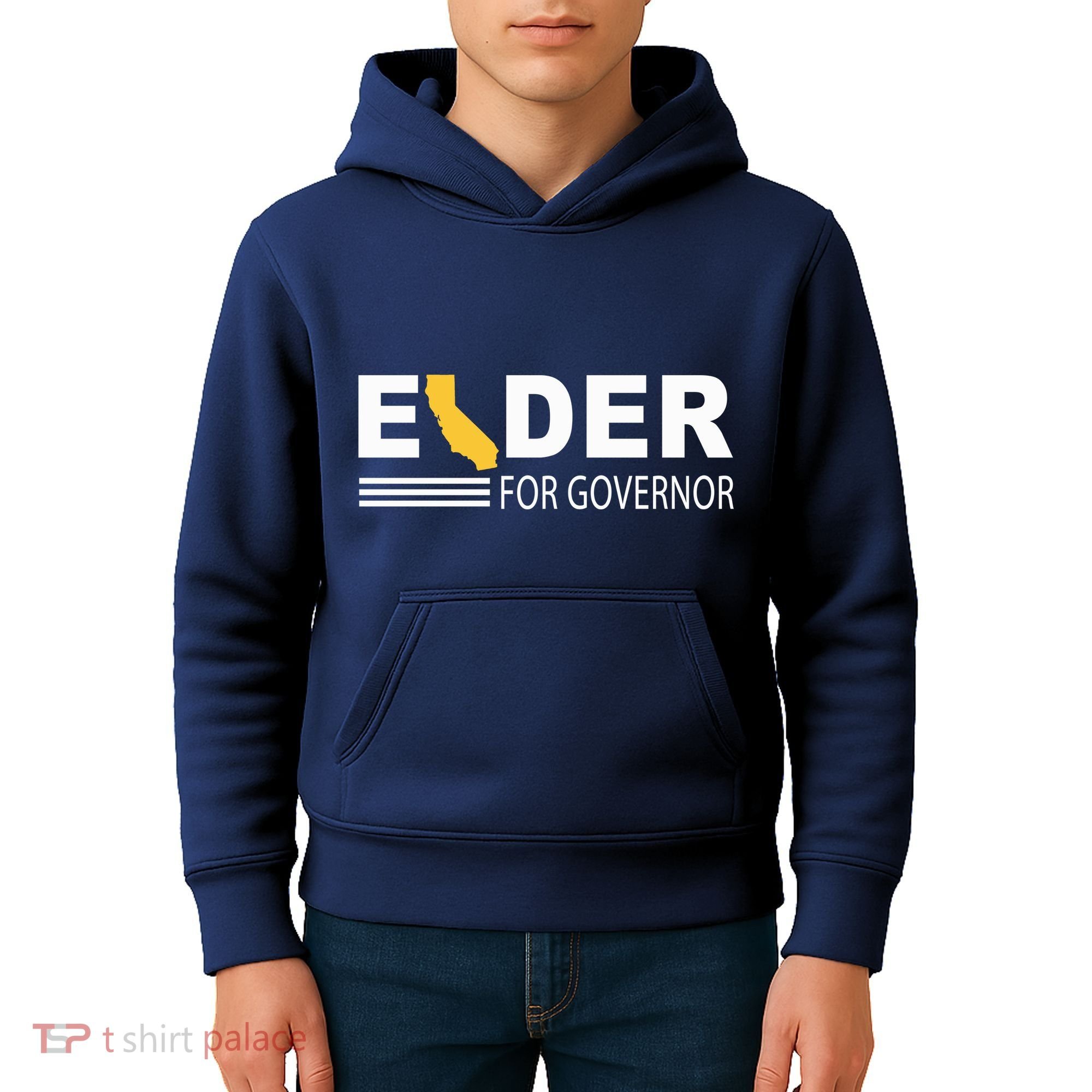Elder For Governor California Kids Hoodie