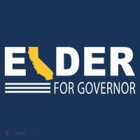 Elder For Governor California Kids Long Sleeve Shirt thumb 2
