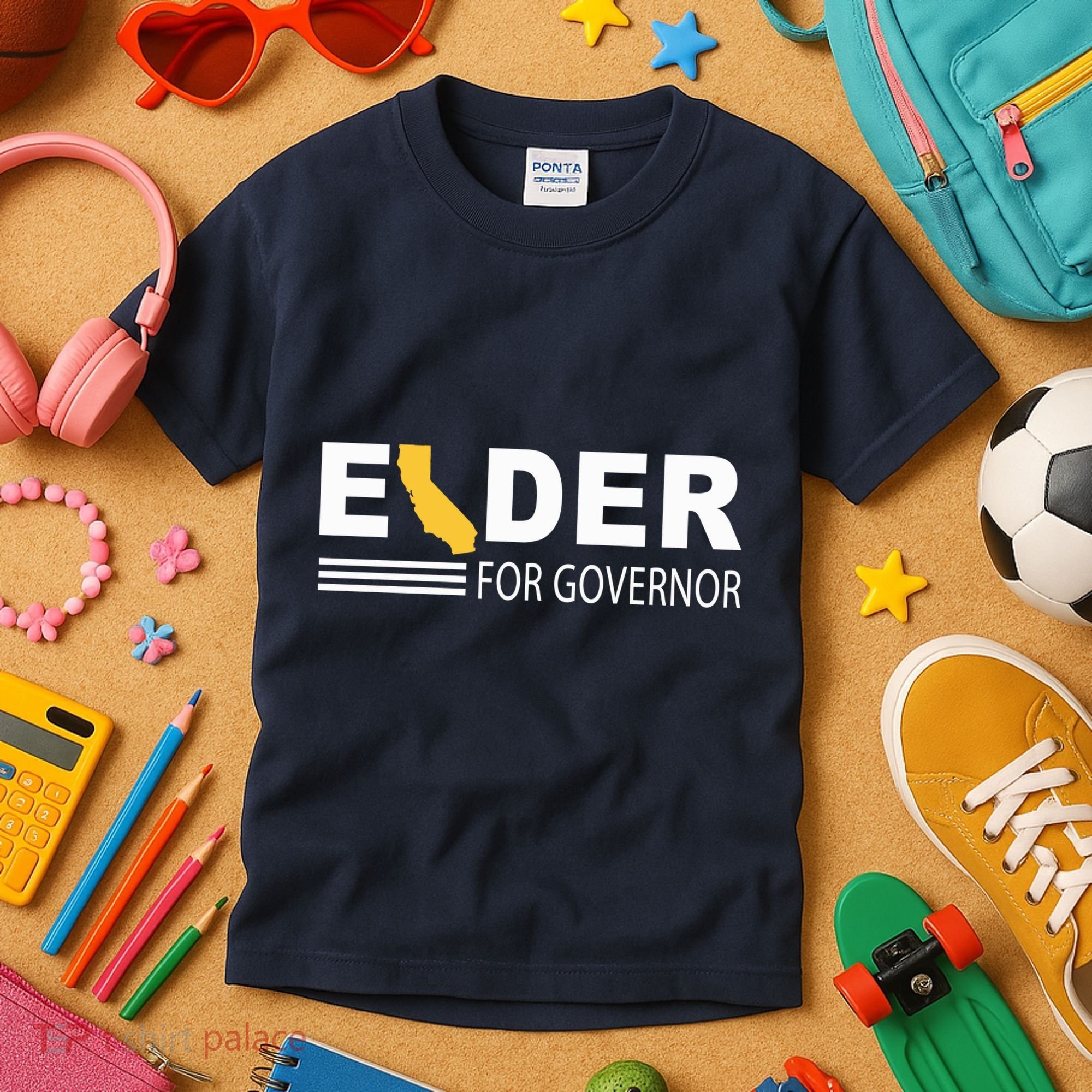 Elder For Governor California Kids T-Shirt