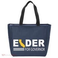 Elder For Governor California Tote Bag thumb 0