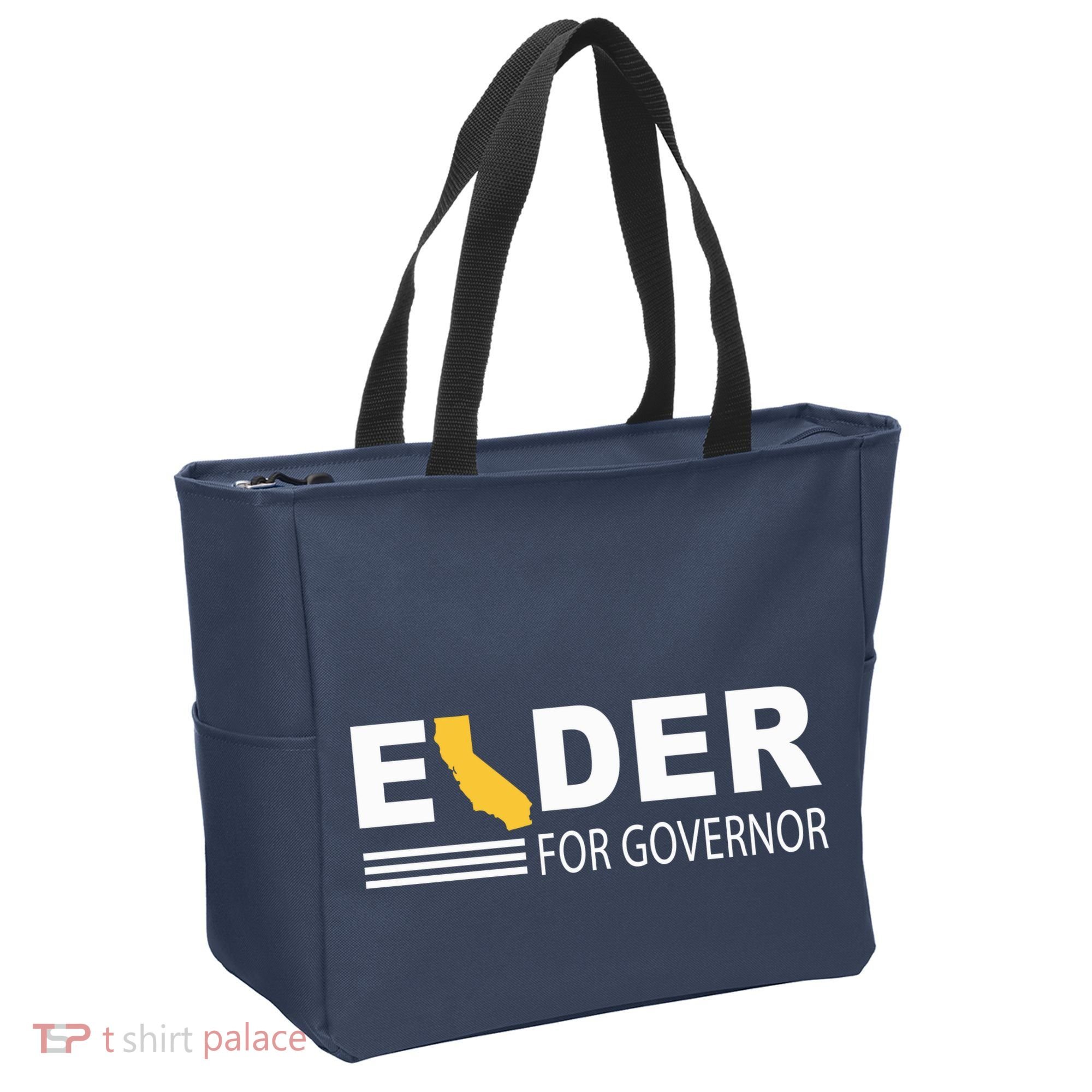 Elder For Governor California Tote Bag